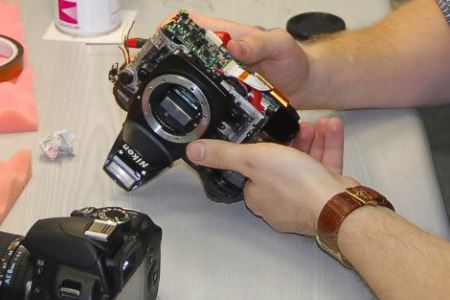 Разборка и чистка механических узлов объектива фотоаппарата